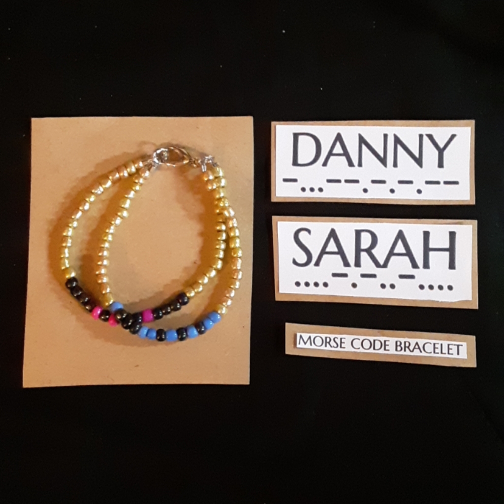 Custom Morse Code Bracelets
